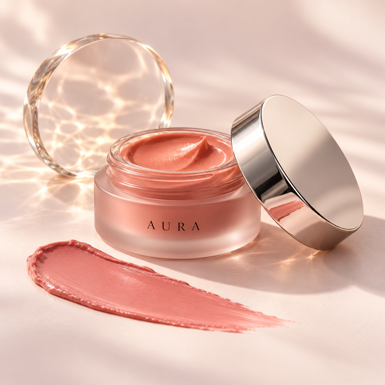 Le blush Nuage AURA, une nuance pêche rosée